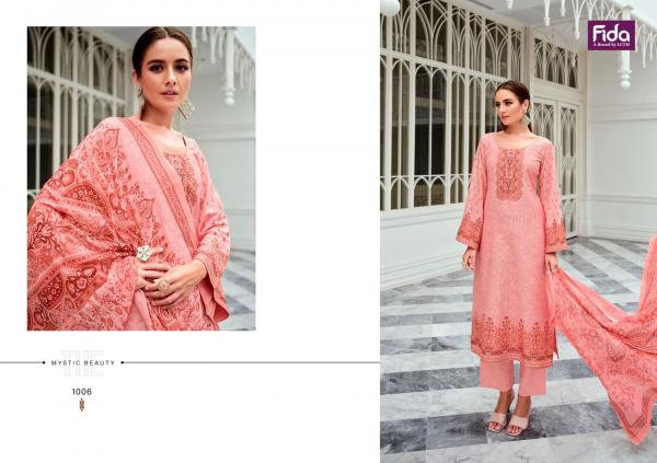 Fida Posheeda Cotton Designer Dress Material Collection